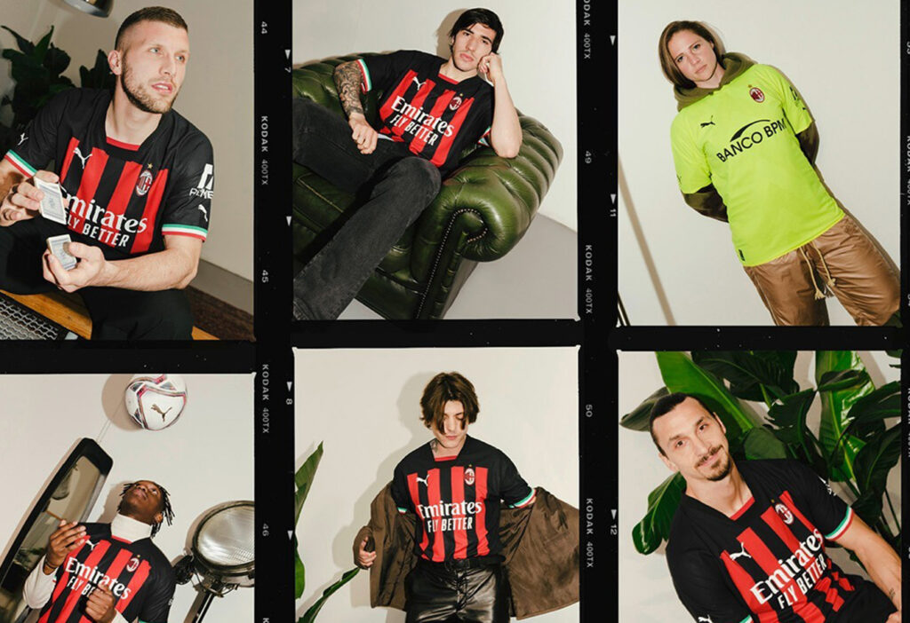 Puma and Ac Milan Unveil The Full “That Milan Touch” 22’s Jersey-Kit