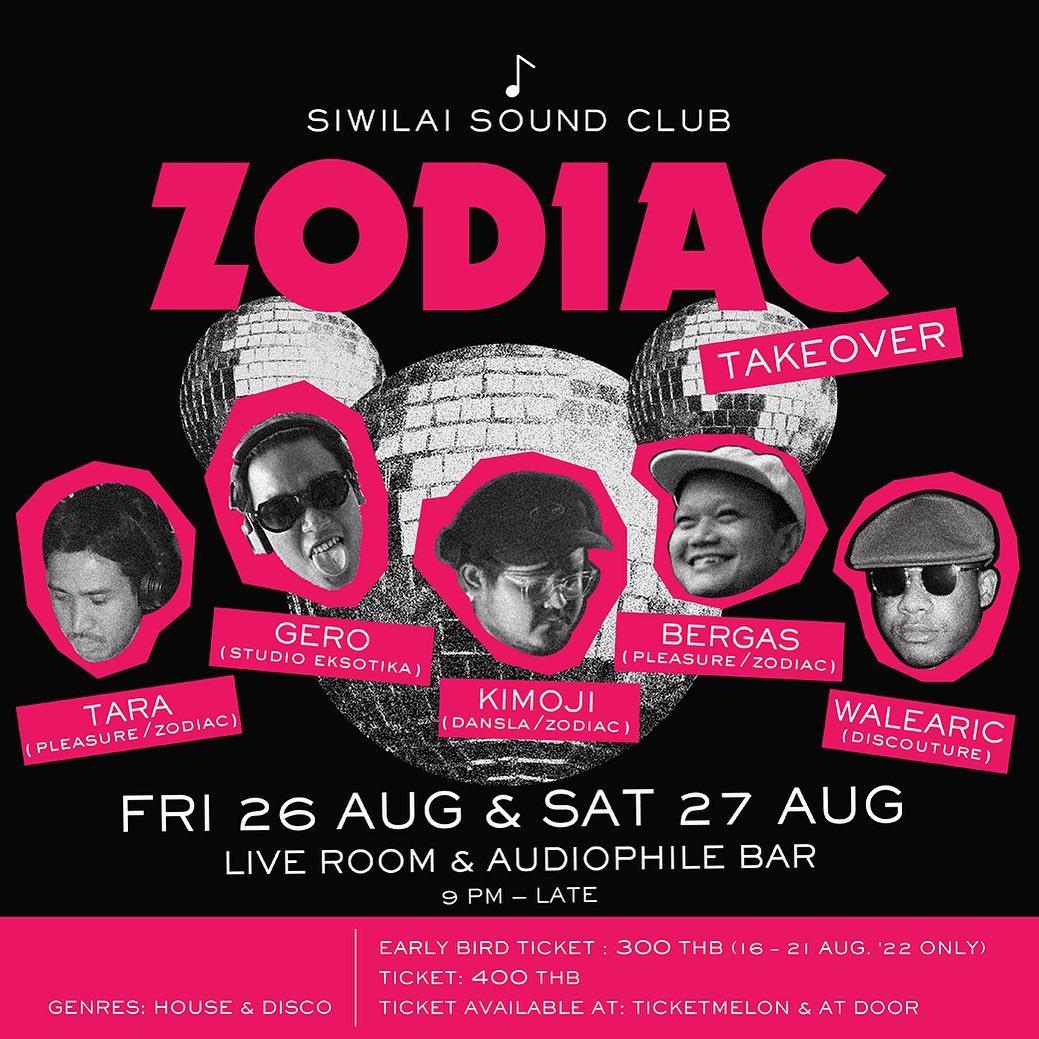 ZODIAC Jakarta Takeover Siwilai Sound Club Thailand - Kultur Ekstensif