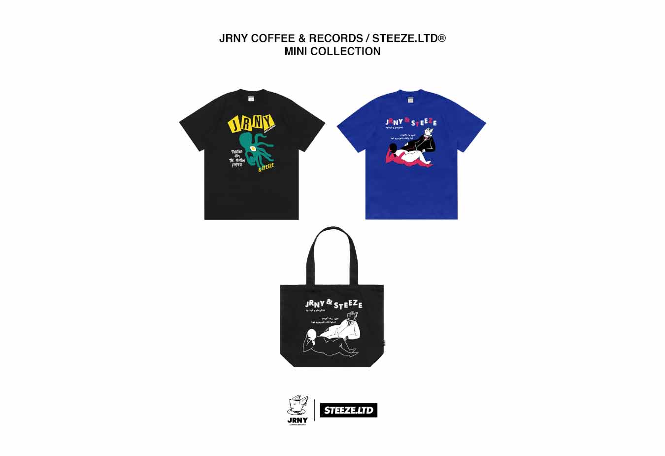 JRNY Coffee & Records x Steeze.ltd Releases a Mini Capsule Collection